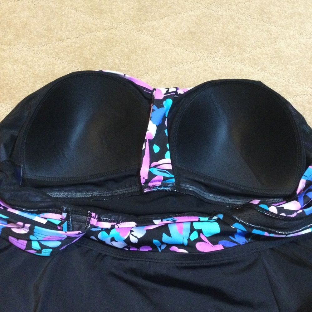 Swimsuits For All NWOT Tie-Front Swimdress, 18 - Picture 6 of 8